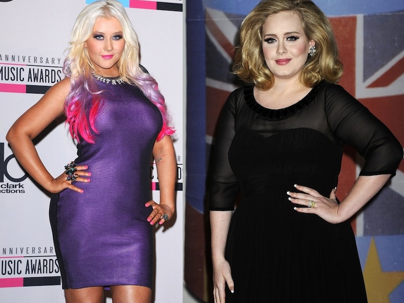 Allebei een maatje meer: Christina Aguilera en Adele