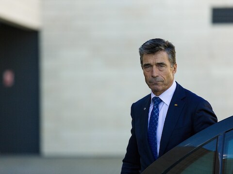 Secretaris-generaal van de NAVO Anders Fogh Rasmussen.