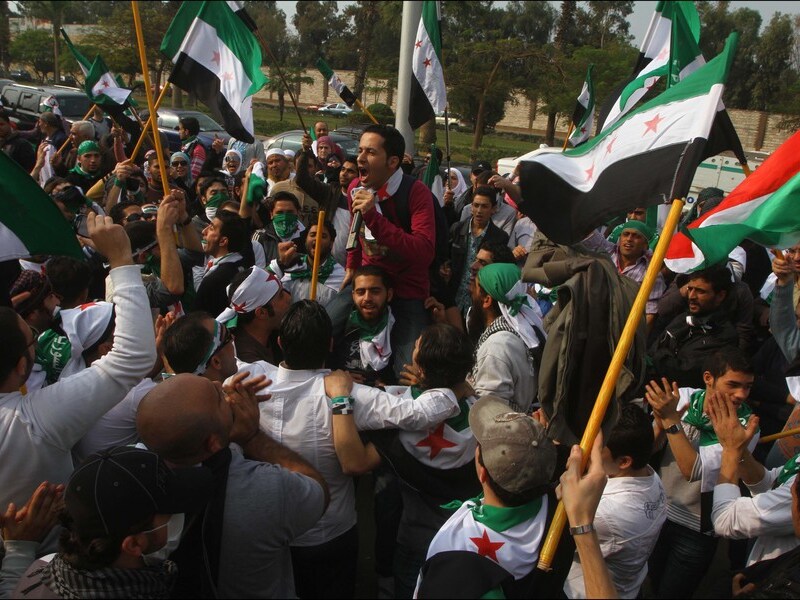 In Syrië zijn er nog dagelijks protesten tegen de overheid.