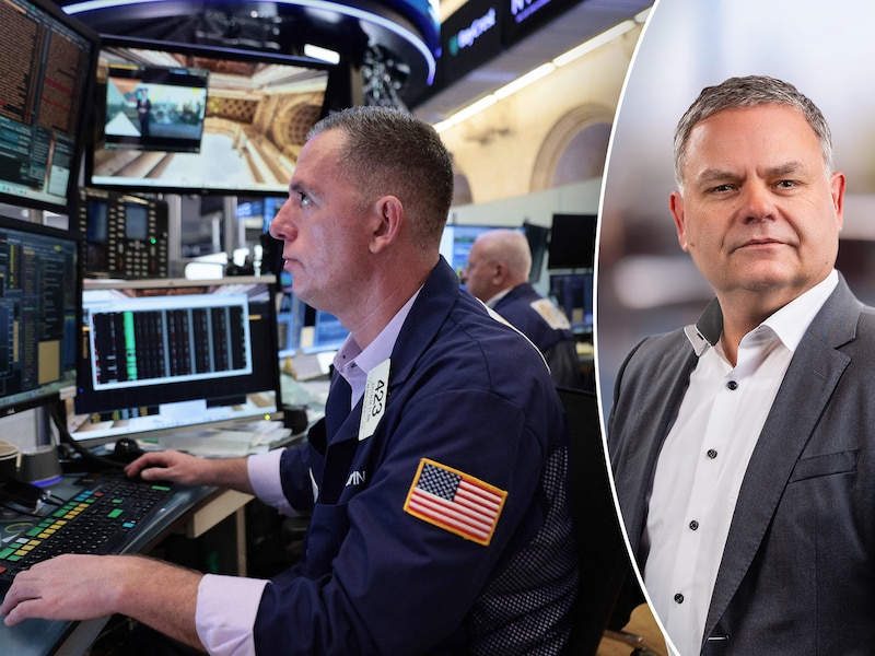 Links: New York Stock Exchange tijdens de ochtendhandel op 4 juni. Rechts: HLN-geldexpert Pascal Paepen.