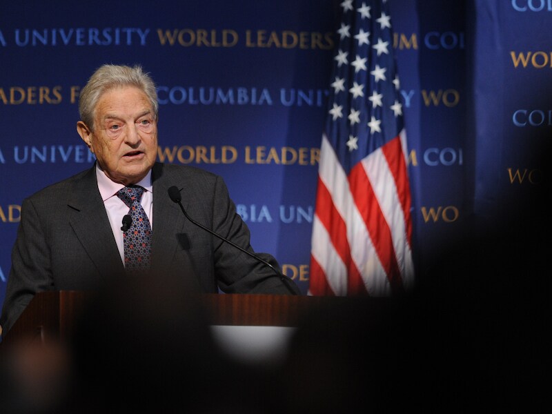 De Amerikaanse superbelegger George Soros.