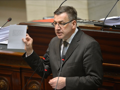 Vicepremier en minister van Financiën Steven Vanackere (CD&amp;V).