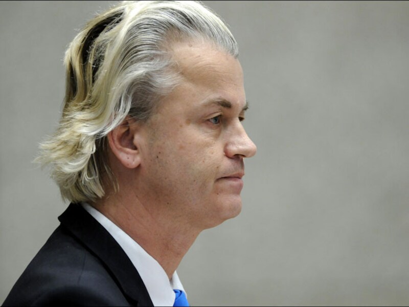 Wilders reageerde aangeslagen.