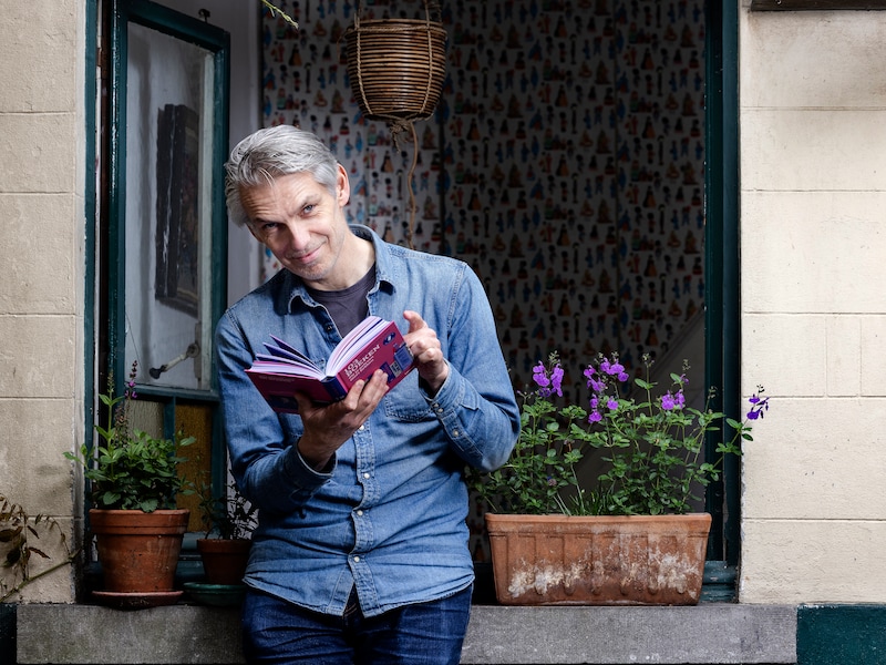 Wim Oosterlinck zal een liveopname doen van zijn podcast Drie boeken.