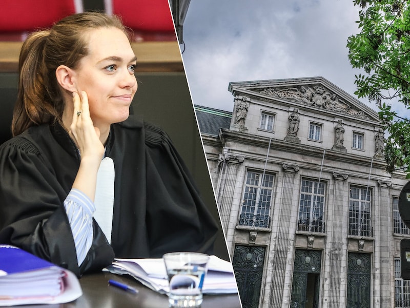 Advocate Sarah Leysen / Het gerechtsgebouw in Kortrijk