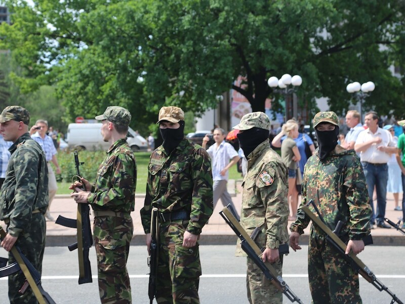 Pro-Russische separatisten in Donetsk
