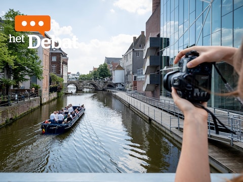 In Mechelen kan je al met de shopping shuttle de stad in via het water.