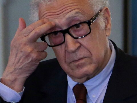 Lakhdar Brahimi, de VN-gezant voor Syrië.