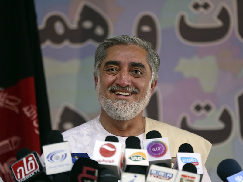 De Afghaanse presidentskandidaat Abdullah Abdullah.