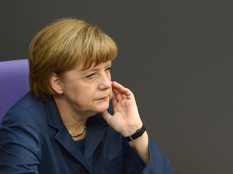 Angela Merkel.