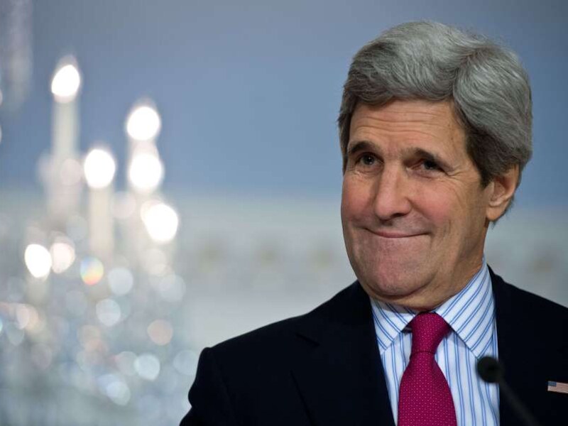De Amerikaanse minister van Buitenlandse Zaken John Kerry.