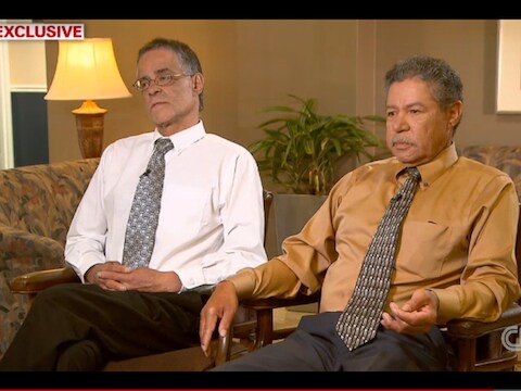 Onil (links) en Pedro Castro gaven een exclusief interview op CNN. De broers van verdachte Ariel leven ondergedoken nadat ze doodsbedreigingen ontvingen.