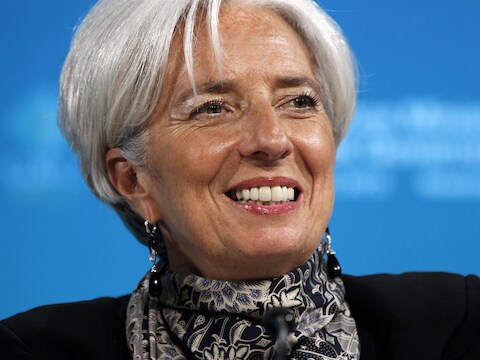 IMF-topvrouw Christine Lagarde.