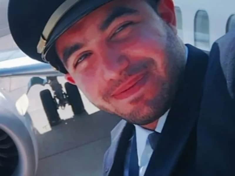 Hamam al-Hammami, de copiloot die ervan verdacht wordt de gezagvoerder van een FlyDubai-vlucht naar Tel Aviv met een bijl aangevallen te hebben.