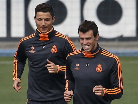 Zowel Ronaldo (links) als Bale halen de CL-clash met Bayern.