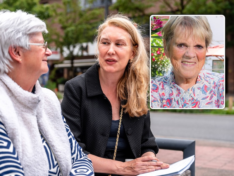 Ook onze reporter Nadine Van Der Linden ging een laatste groet brengen aan Margriet Hermans (72). 