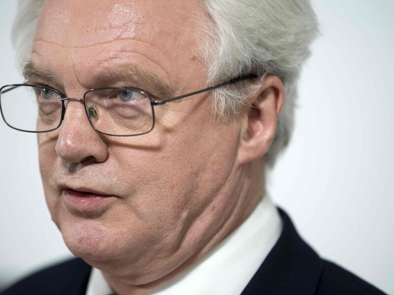 Brexit-minister David Davis.