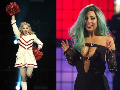 Madonna en Lady Gaga.