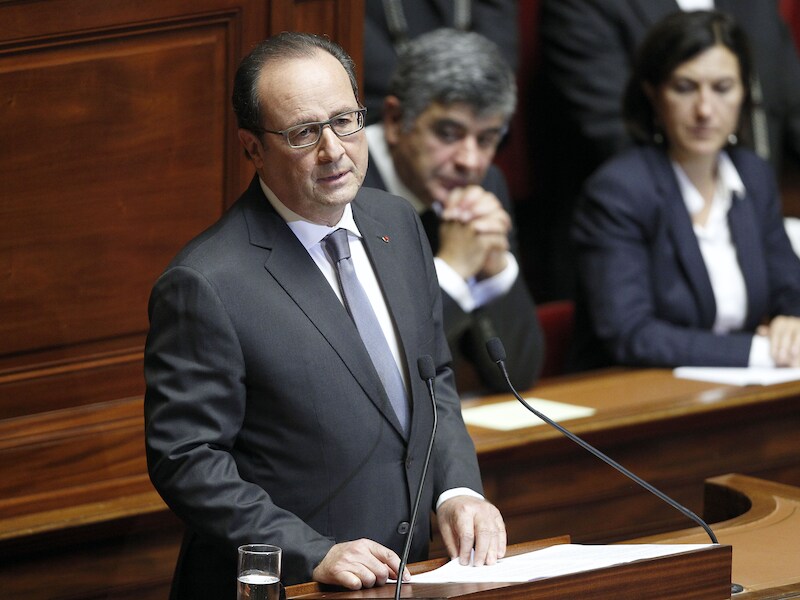 Frans president François Hollande.