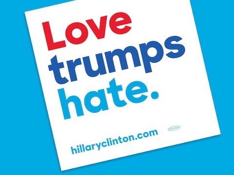 Hillary's bumpersticker.
