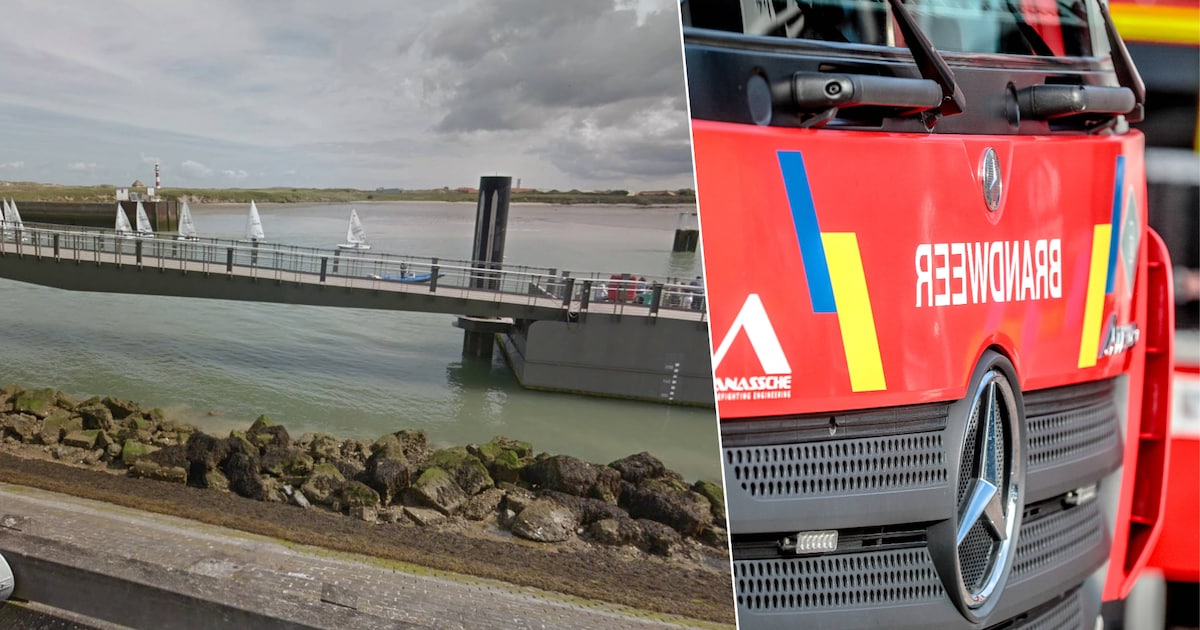 Vijftiger verliest bril in havengeul in Nieuwpoort... en moet door brandweer gered worden van rotsen