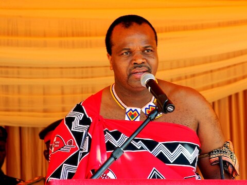 Koning Mswati III