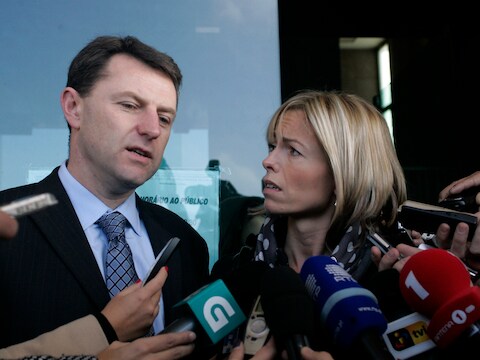 Gerry en Kate McCann, de ouders van Maddie.