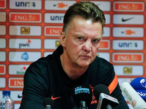 Op de persconferentie van vandaag stond de babbel van Van Gaal weinig stil.