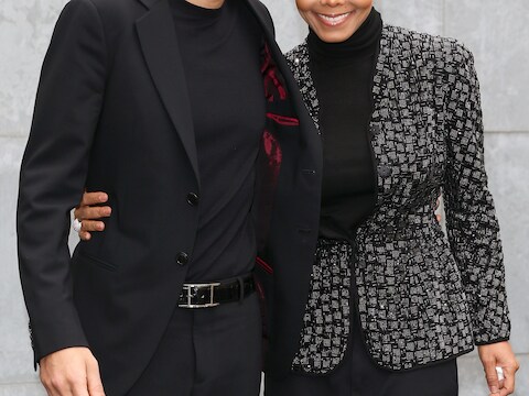 Wissam Al Mana en Janet Jackson.