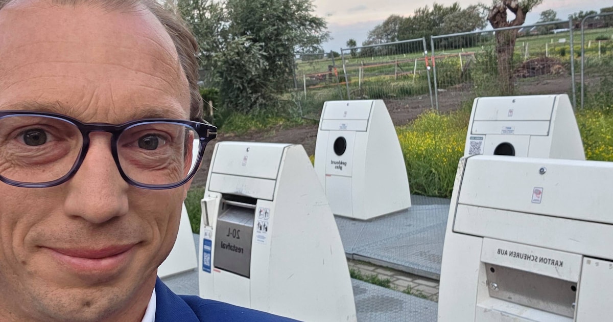 Tegen 18 juni moeten de ondergrondse afvalcontainers hersteld zijn