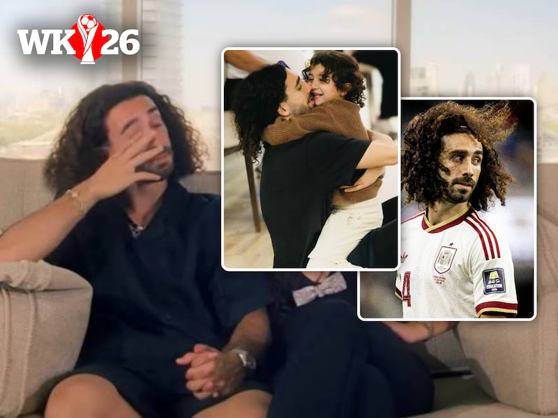 Als het over zijn autistisch zoontje Mateo gaat, breekt zelfs de stoerste der Spanjaarden: de emotionele kant van WK-uitblinker Marc Cucurella