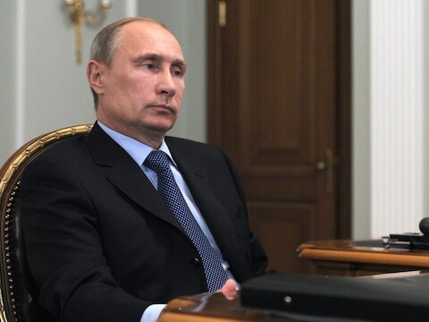 De Russische president Vladimir Poetin.