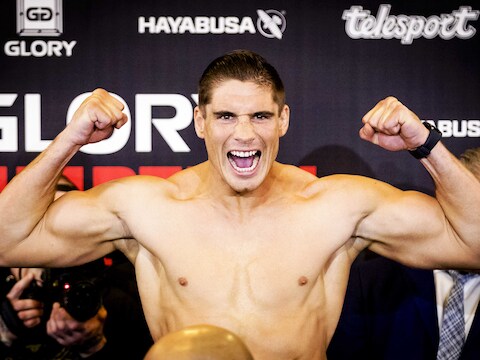 Rico Verhoeven, wereldkampioen kickboksen bij Glory.