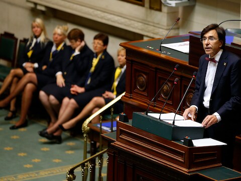 Premier Elio Di Rupo.