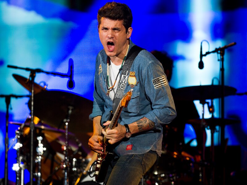John Mayer vorig weekeinde in New York.