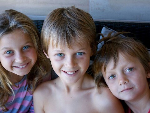 De omgekomen Evie, Mo en Otis Maslin uit Perth.