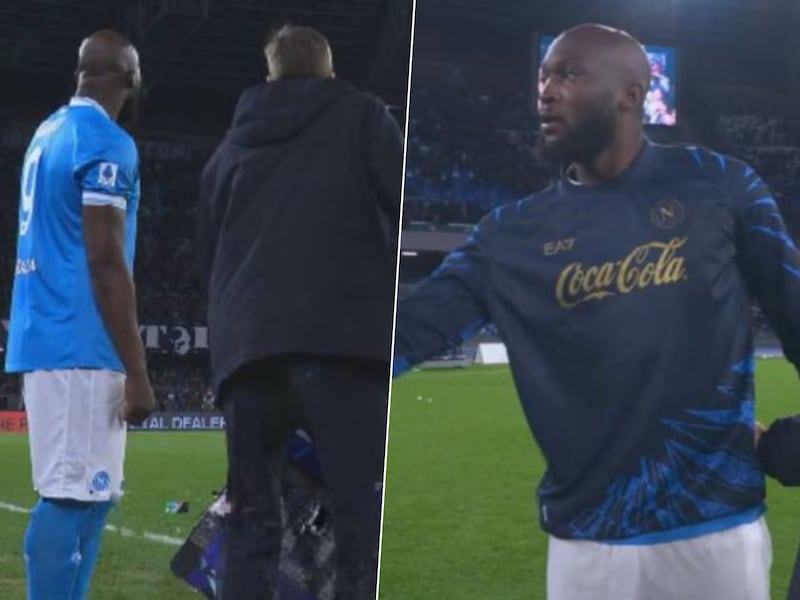 Dan tóch geen invalbeurt voor Romelu Lukaku: coach Conte wisselt van gedacht wanneer Napoli gelijkmaker scoort, op moment dat Rode Duivel wil invallen