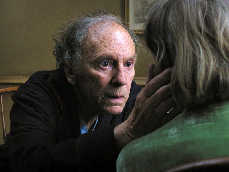 Jean-Louis Trintignant schittert in 'Amour' van Michael Haneke.