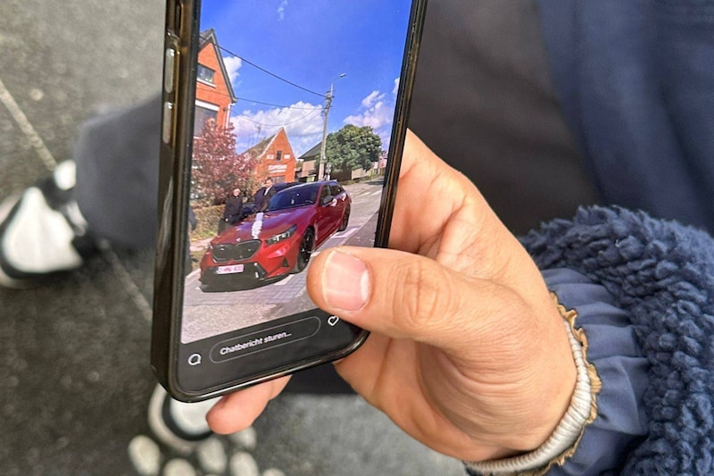 De BMW waar de jongens mee reden was nog geen week oud.