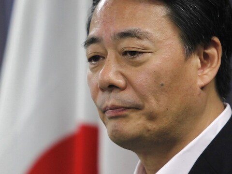 Nu ex-minister Kaieda.