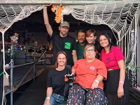 Rock’N Rollerpodium Lokerse Feesten. 