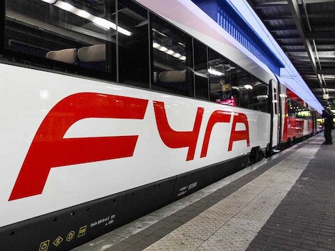De hogesnelheidslijn Fyra.