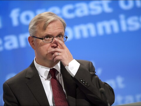 Volgens Europees Commissaris voor Economische Zaken Olli Rehn zou het gaan om "een milde recessie".