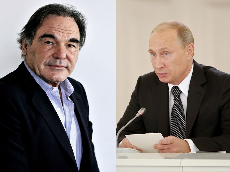 "De Navo paait Oekraïne om de Russische vloot in te palmen", meent Oliver Stone (links).
