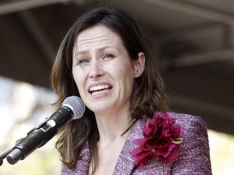 Vlaams minister van Energie, Freya Van den Bossche (sp.a).