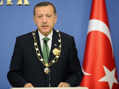 De Turkse premier Erdogan