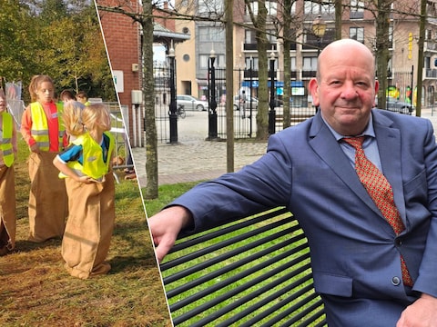 Schepen Dirk De Smul kwam met het idee van het ‘Spel zonder Grenzen’, waarbij zaklopen een bekend onderdeel is.