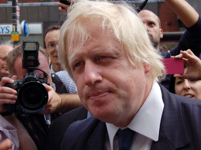 Burgemeester Boris Johnson.
