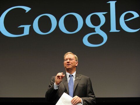Google-topman Eric Schmidt.
