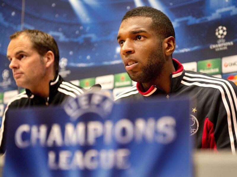 Babel en coach Frank de Boer.